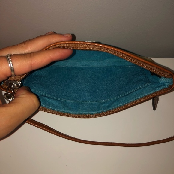 Coach Rainbow Striped Wristlet - Picture 4 of 4